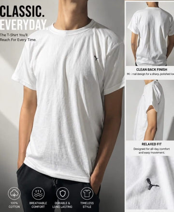 Classic Everyday Tee – Timeless Comfort & Clean Style
