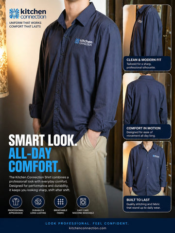 Professional Workwear Shirt – Smart Look, All-Day Comfort