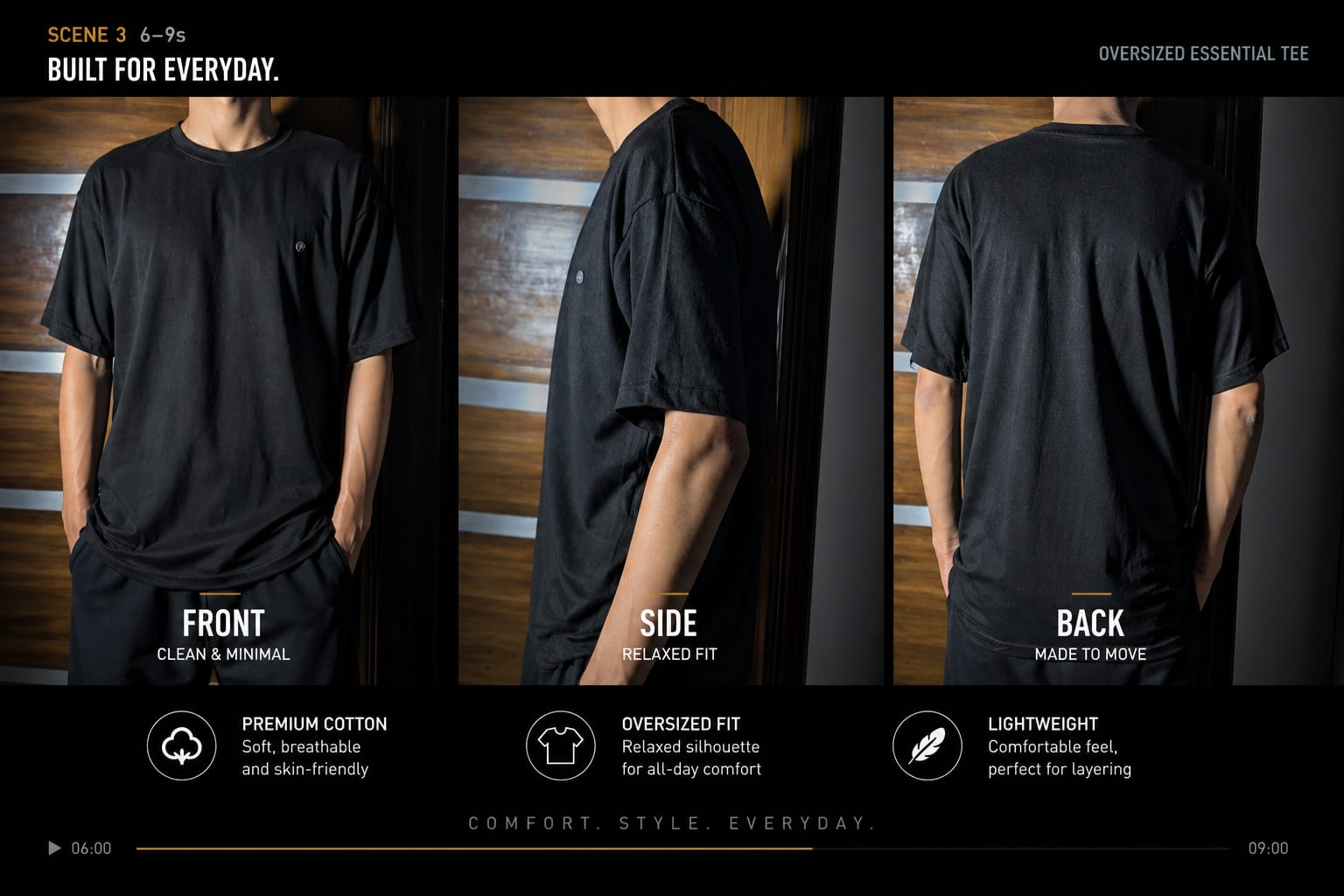 Black t-shirt